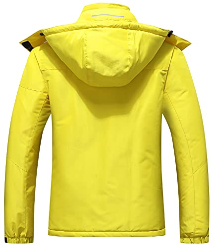 SUOKENI Women's Waterproof Warm Winter Snow Coat Hooded Raincoat Ski Snowboarding Jacket - Image 2