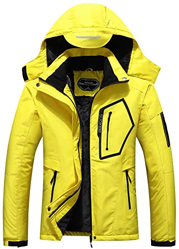 SUOKENI Women's Waterproof Warm Winter Snow Coat Hooded Raincoat Ski Snowboarding Jacket - Image 1