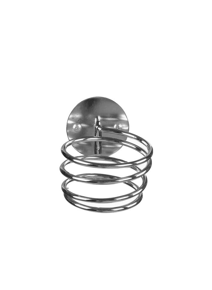 Wall Fixing Hair Dryer Holder - Silver, Durable and Stylish Organizer - Image 2