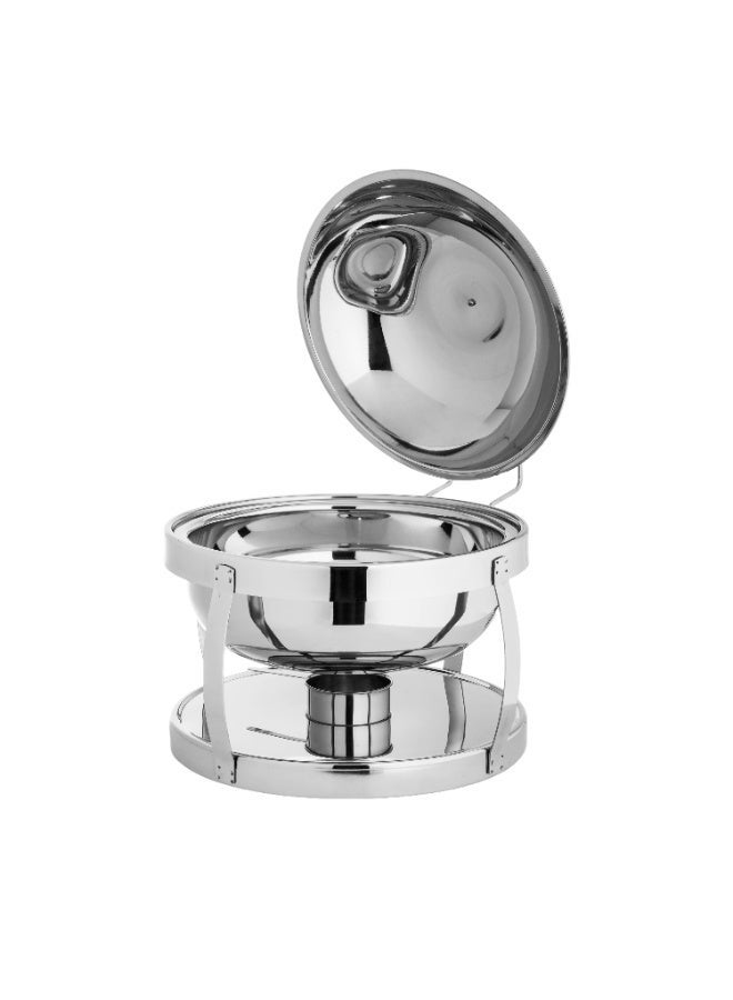 Maxima Stainless Steel Chaffing Dish with Lid 8 Liter - Image 4