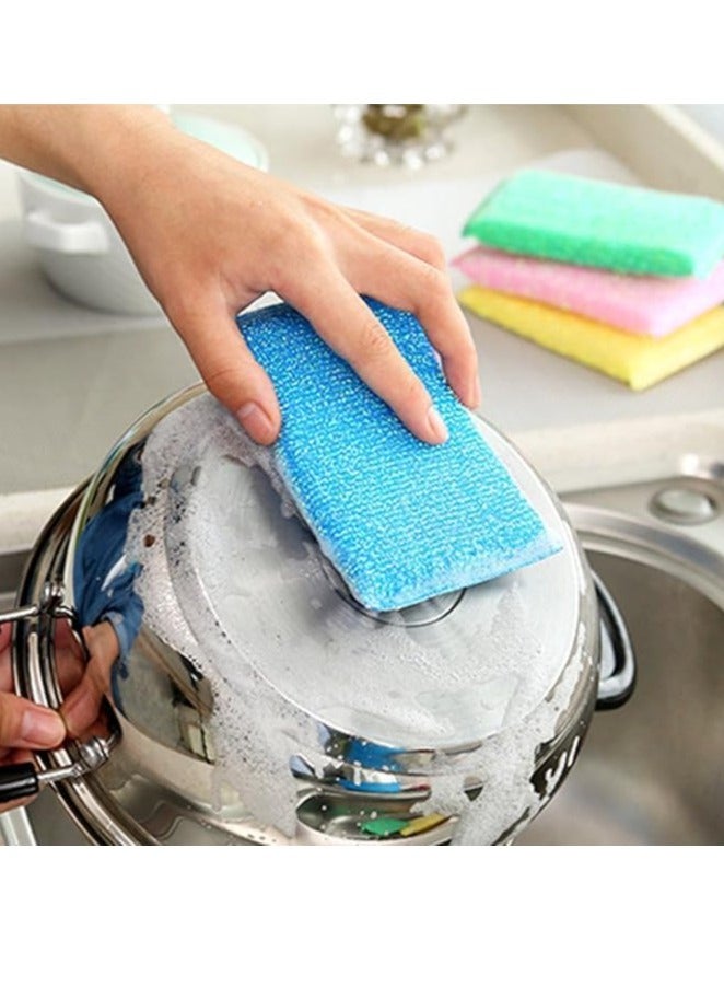 Spaceshoop Set of 4 Pieces 2 Pieces Ball Stainless Steel Wool And 2 Pieces Wool Kitchen Tool For Pot Pan Dish, Multicolor - Image 4