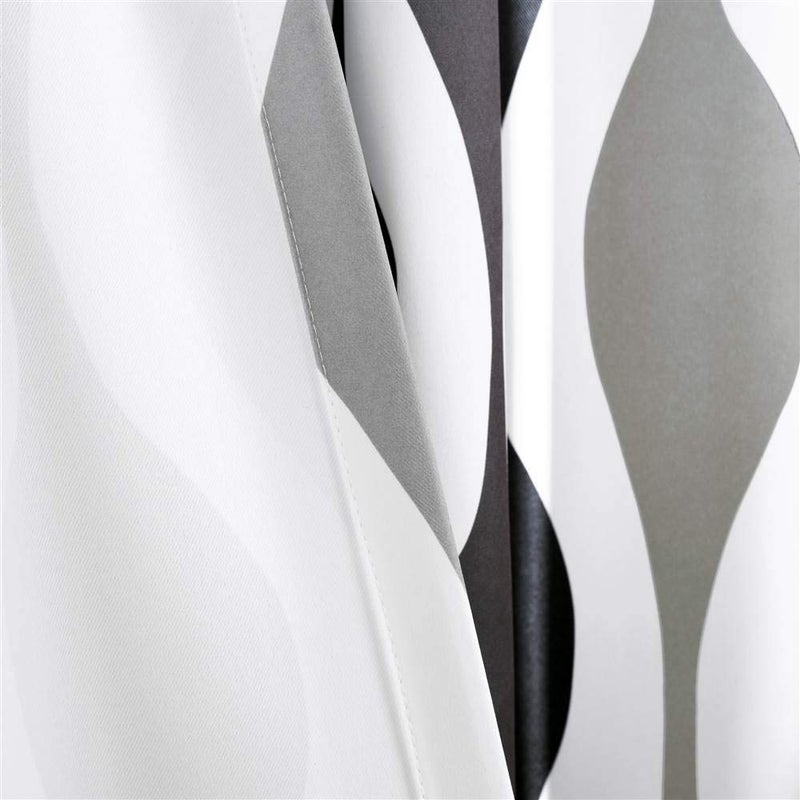 Lush Decor Mid Century Geo Light Filtering Window Curtain Panel Pair, 52" W x 84" L, - Image 5