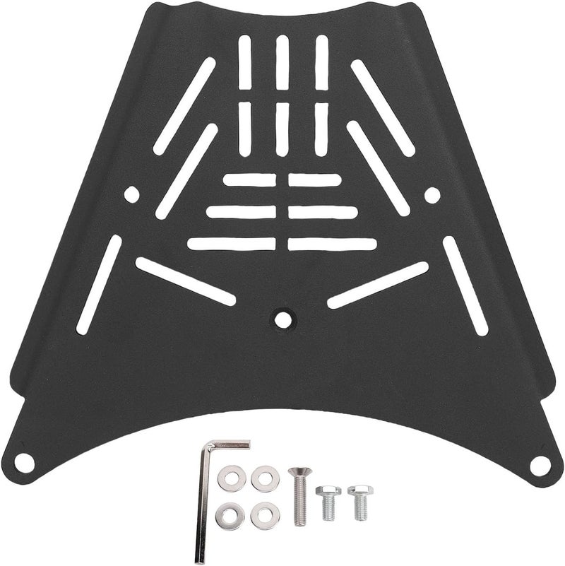 Gulf approved global quality aqxreight Rear Luggage Rack Support Shelf Stainless Steel Top Case Extender Plate Tail Rack Replacement for 350E 368E Simple multi-feature universal build - Image 1