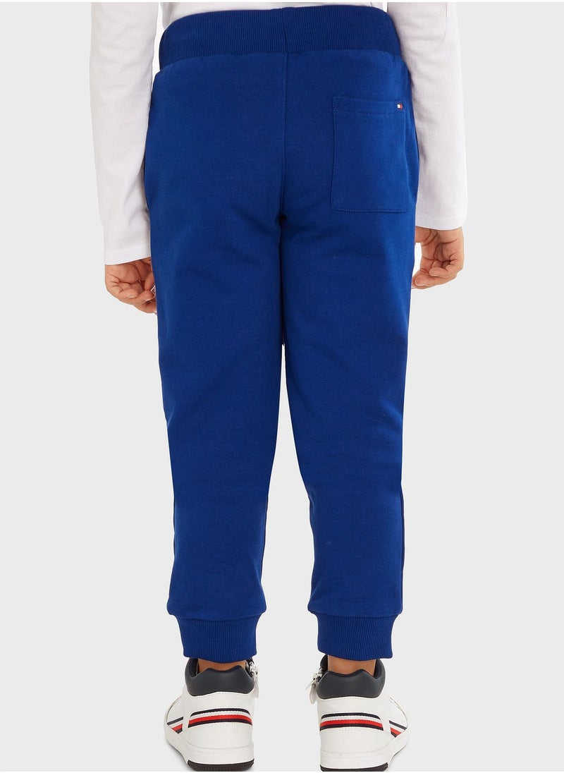 TOMMY HILFIGER - Kids Side Logo Sweatpants - Image 1