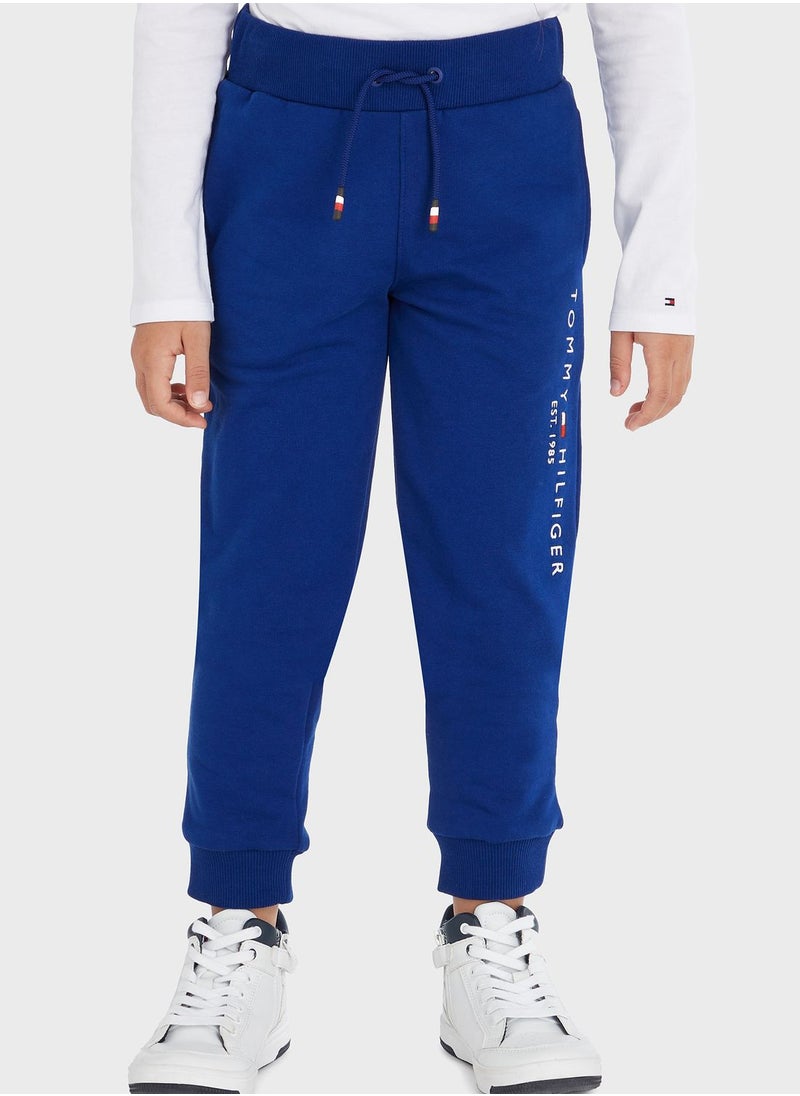 TOMMY HILFIGER - Kids Side Logo Sweatpants - Image 1