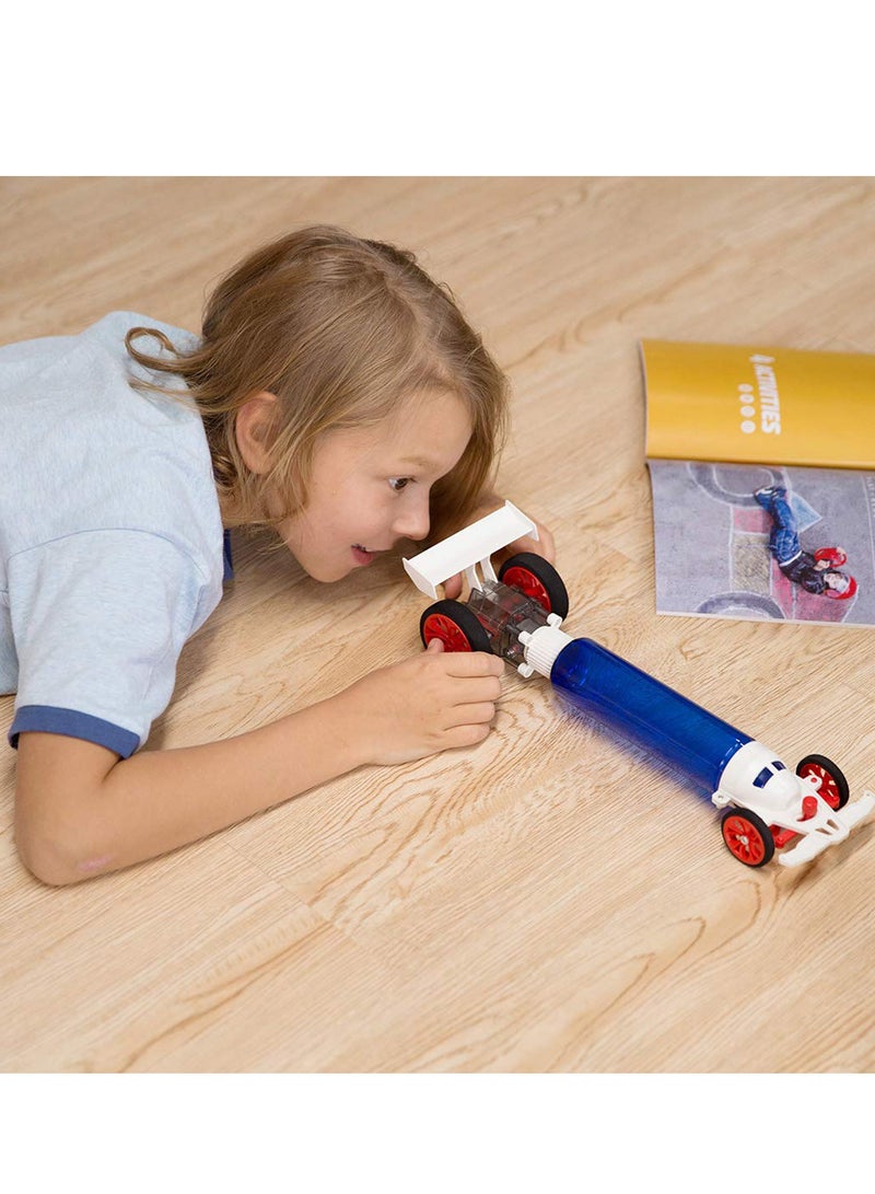 SYOSI Turbo Racer Car Toy, Atmospheric Turbo Racer Air Pressure Learning Kit, Assemble an air pressured race car, Engineering Stem Toys, Educational Gift for Kids & Teens, Boys & Girls - Image 3