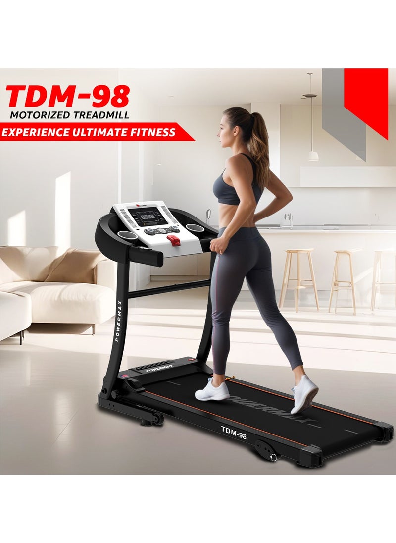 TDM-98 Motorized Treadmill Compact, Powerful, and Versatile Home Workout Solution - pzsku/ZD8569B55DB66DA803F6CZ/45/_/1723728777/3fe9f6a9-1164-402e-9f7a-61b5f499e7f9