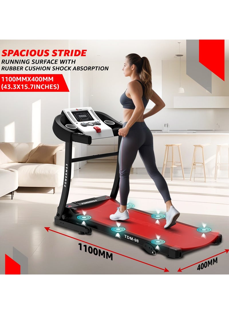 TDM-98 Motorized Treadmill Compact, Powerful, and Versatile Home Workout Solution - pzsku/ZD8569B55DB66DA803F6CZ/45/_/1723728818/00ab792c-5f0a-497d-a56f-cff5a6b9c2f1