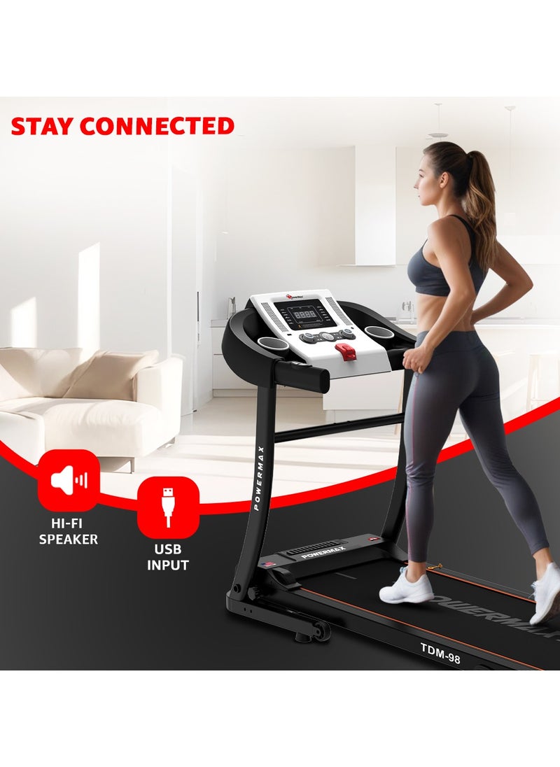 TDM-98 Motorized Treadmill Compact, Powerful, and Versatile Home Workout Solution - pzsku/ZD8569B55DB66DA803F6CZ/45/_/1723728839/e608b64b-95e9-4c67-992c-aeaedc573e73