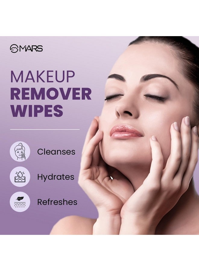 Mars Makeup Remover Wet Wipes For Face | 30 Cotton Soft Wipes | Hydrating & Refreshing | Enriched With Green Tea & Aloe Vera Extract | Soothing & Maintains Ph Balance | Gentle On Skin - Image 3