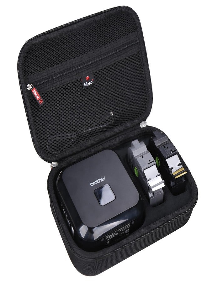 مشوي حقيبة Mchoi الصلبة المحمولة متوافقة مع طابعة الملصقات متعددة الاستخدامات Brother P-Touch Cube Plus PT-P710BT، الحقيبة فقط - Image 2