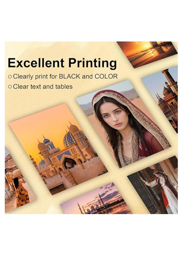 Terabyte GI-41 Black Ink bottle Set 2-Pack High Capacity 135ml for Canon GI-41 GI 41 Compatible for CANON PIXMA G1420 G2420 G2460 G3420 G3460 Printer, Prints Up to 8,000 Pages(Pigment Black，2 Packs) - Image 2