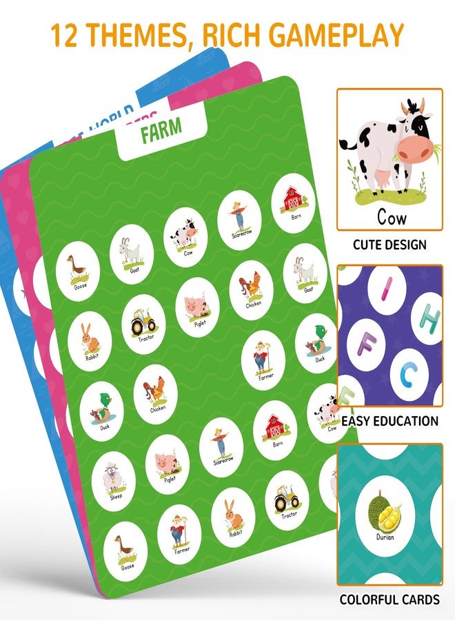 ABERLLS Matching Memory Game for Kids Age 3 4 5 6 7 8 Year Old, Travel Toy for Boys Girls, Wooden Board Game, Road Trip Essentials for Toddler, Airplane/ Car/ Camping Activity, Ideal Christmas, Birthday Gifts - Image 4