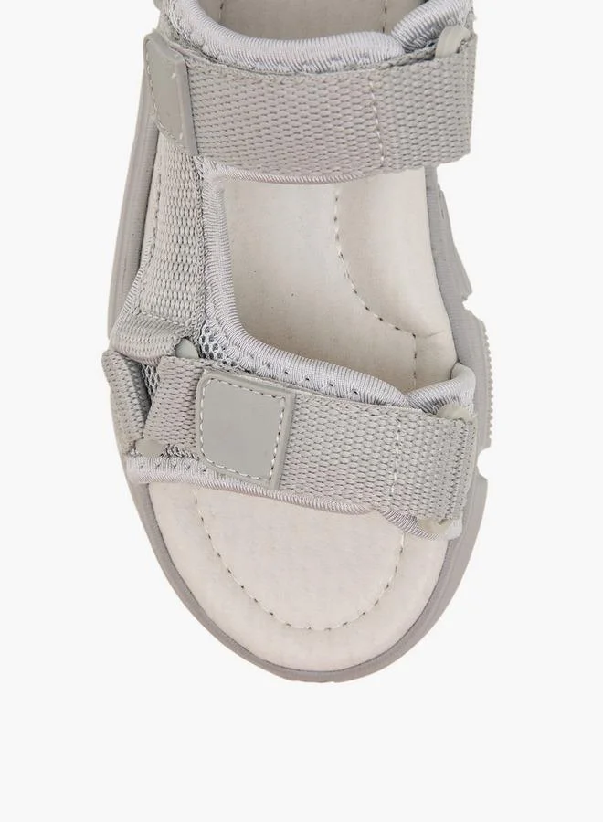 LBL By Shoexpress GREY Boys Hook & Loop Sandals for Men | Best Price UAE