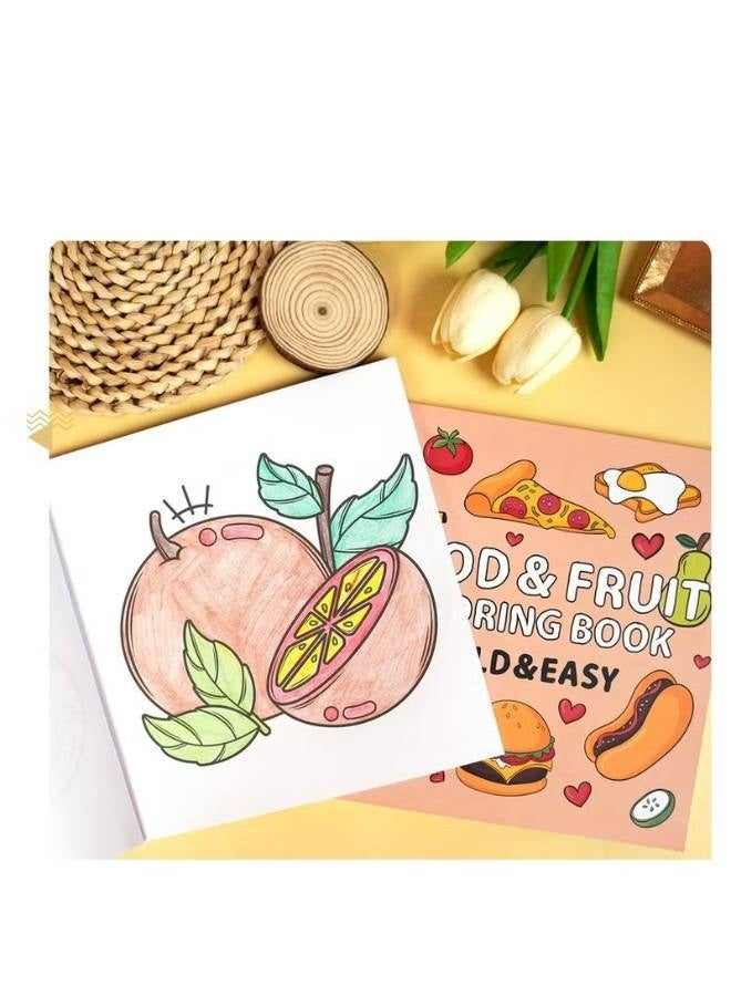Coloring Book Food Doodles Coloring Book For Children Over 4 Years Old - Image 4