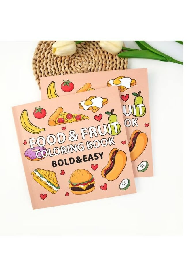 Coloring Book Food Doodles Coloring Book For Children Over 4 Years Old - Image 2