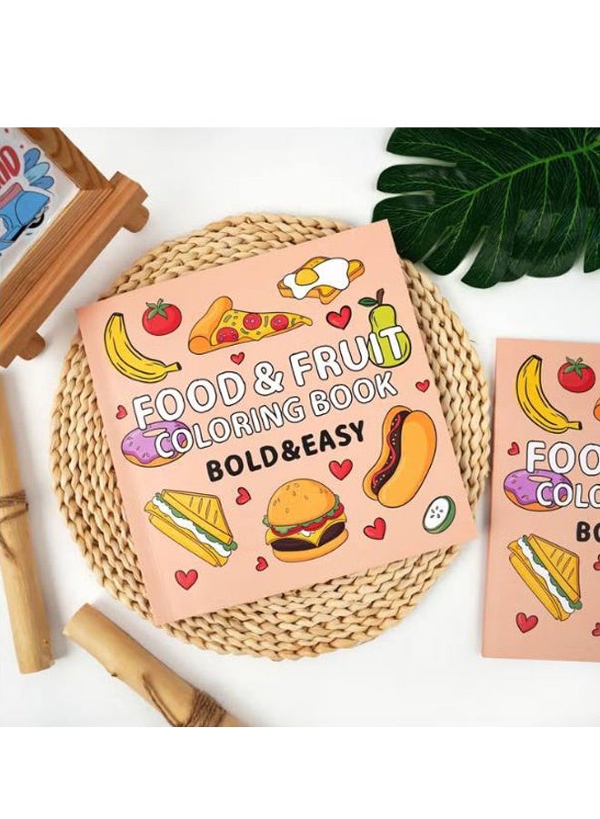 Coloring Book Food Doodles Coloring Book For Children Over 4 Years Old - Image 1
