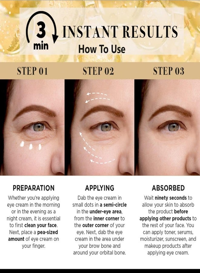 LPH LAB Temporary Eye Tightener Eye Cream, Instant Reduces Under-Eye Bags, Dark Circles&Puffiness, Anti Aging Fine Lines, Firm That Delicate Skin Under Your Eyes 0.5 oz - Image 3