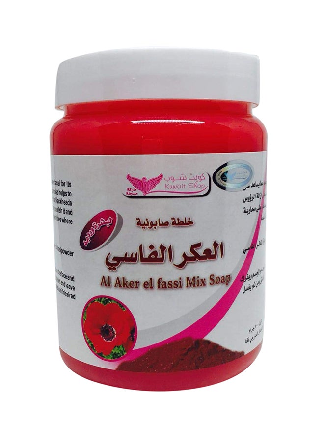 خلطة صابون العكر الفاسي أحمر 500جرام