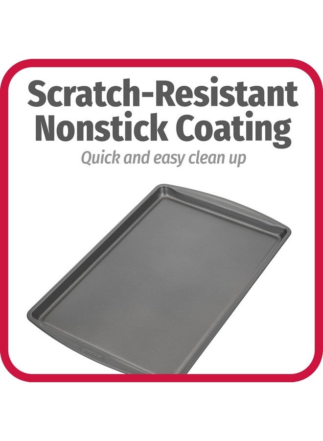 GoodCook AirPerfect Non-Stick 17” X 11" Cookie Sheet Set , Homemade, Frozen & Leftover Slices, Set of 2 - Image 3