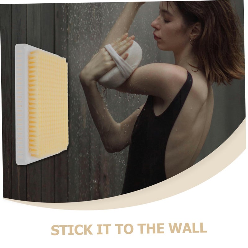 Soft Bristles Wall Mounted Back Scrubber for Shower and Bath Brush - Image 4