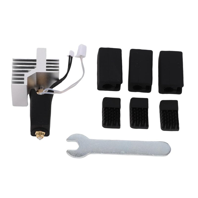 مجموعة فوهة التسخين الفولاذية المقواة مع كتلة تسخين سيراميكية لطابعة ELEGOO ثلاثية الأبعاد، فوهة 0.8 مم - Image 1