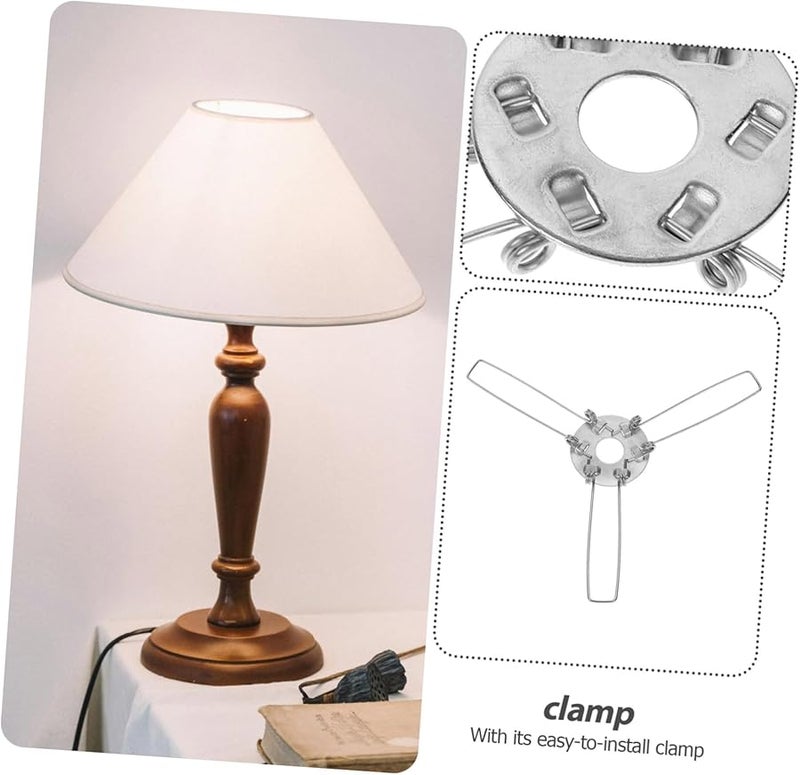 TIDTALEO 10 Pack Lampshade Spring Clips Support Buckles for Chandelier DIY Installation - Image 4
