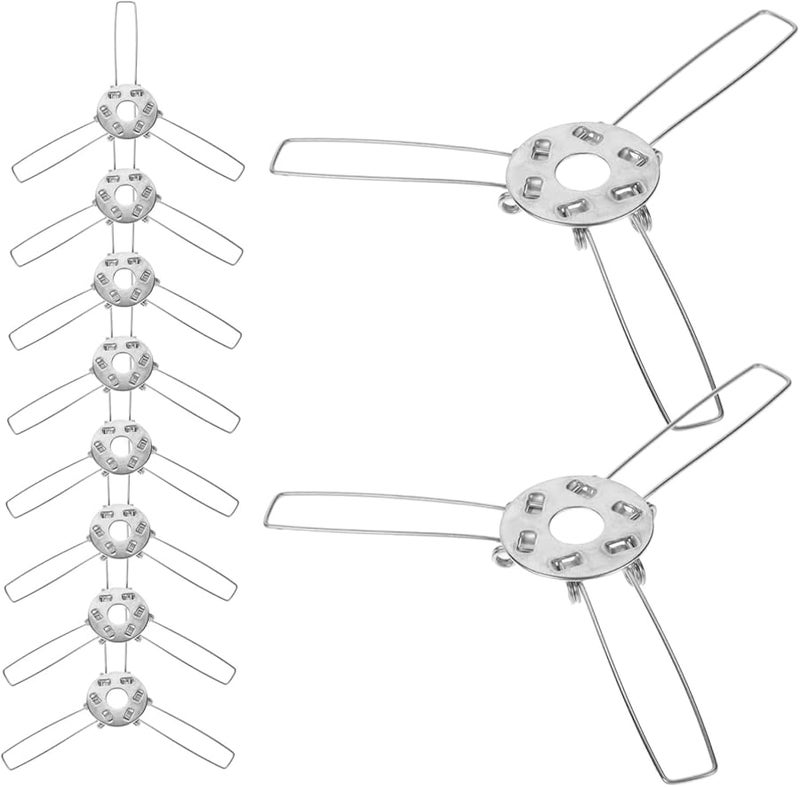 TIDTALEO 10 Pack Lampshade Spring Clips Support Buckles for Chandelier DIY Installation - Image 1