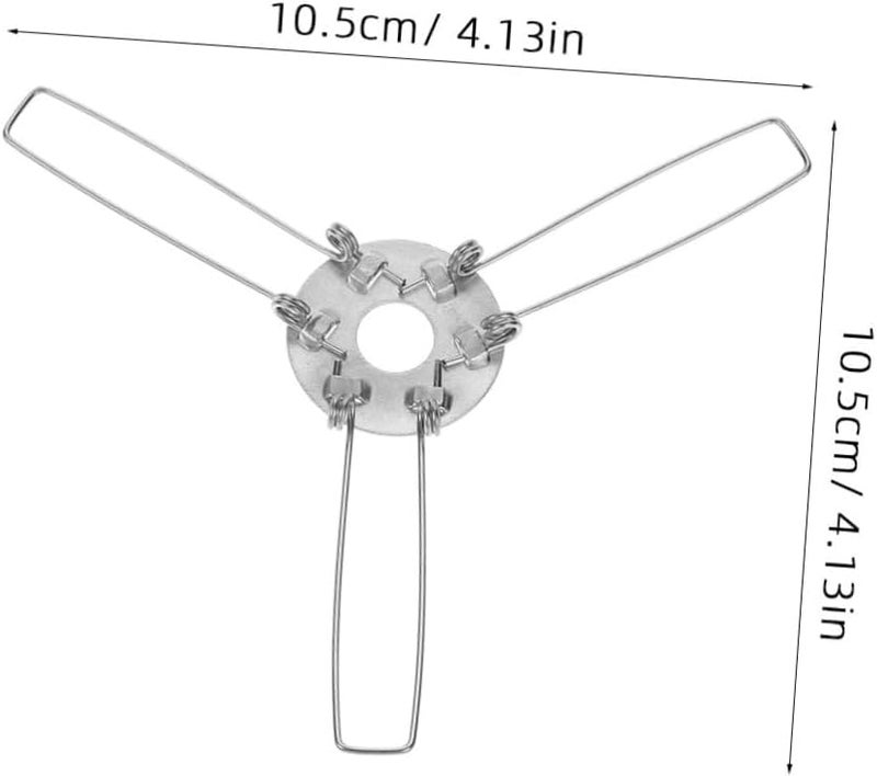 TIDTALEO 10 Pack Lampshade Spring Clips Support Buckles for Chandelier DIY Installation - Image 3