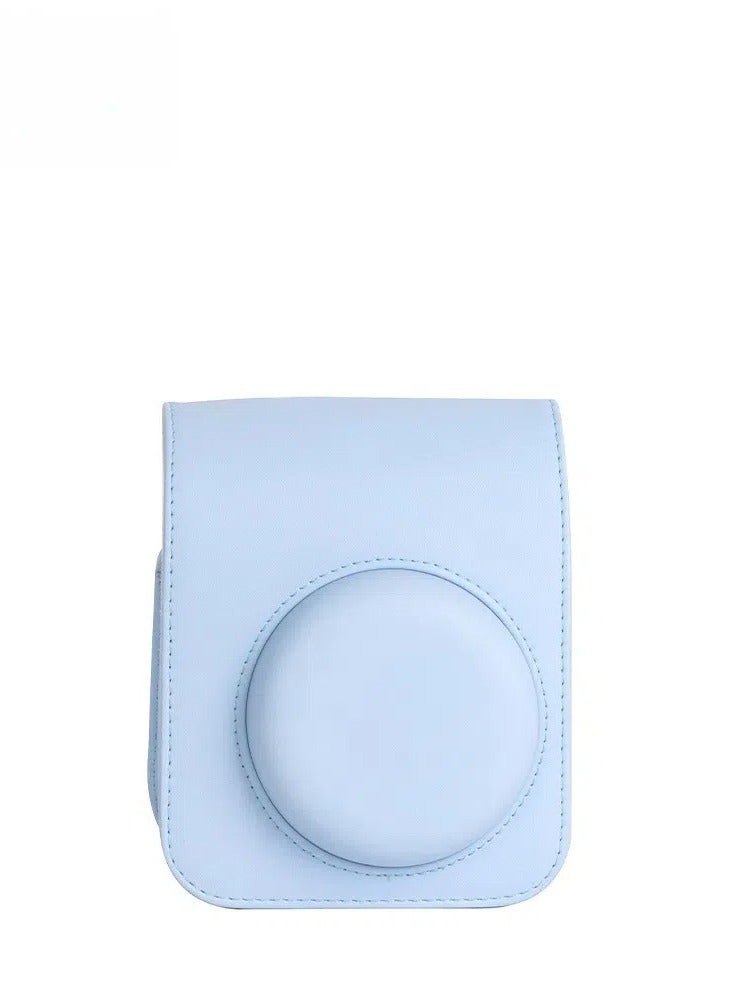 General Suitable for Fujifilm mini12 solid color Polaroid camera bag protective case PU camera bag camera storage bag accessories  - Image 1