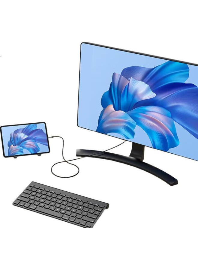 Keya Type-C To Dp1.2 Adapter Cable, 4K60Hz High-Definition Converter Cable, 120Hz/165Hz Thunderbolt 3 For Mobile Phones And Laptops, External Monitor Screen Mirroring, 1 Meter - Image 2