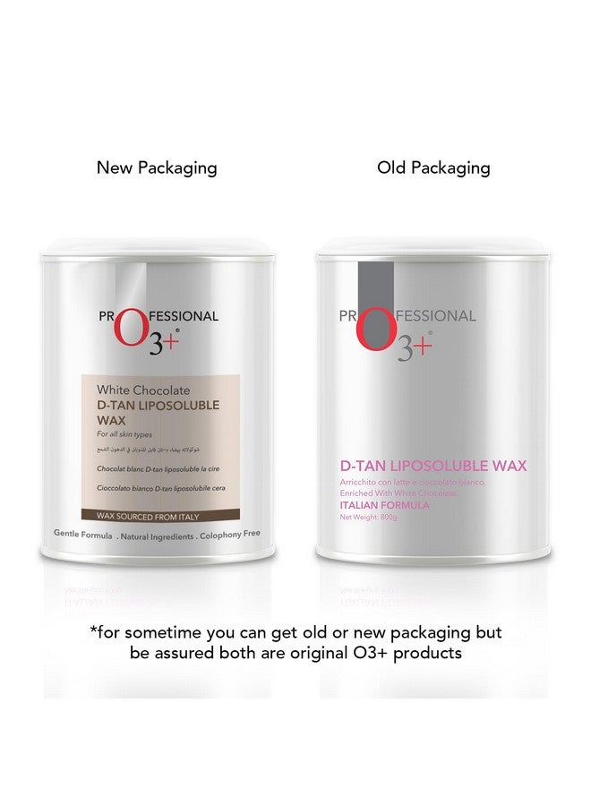 O3+‎ شمع إزالة الشعر القابل للذوبان في الدهون من D-Tan | لإزالة الشعر من الوجه والحاجب | شمع تحت الإبط | شمع للبشرة الحساسة | الجزء الحساس من الجسم | شمع لإزالة الشعر | شمع بدون شرائح | شمع قابل للتقشير | 800 جرام - Image 2