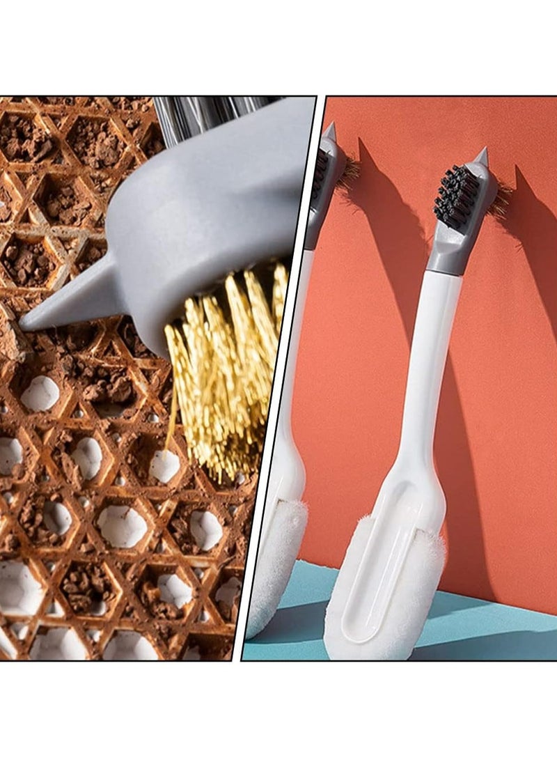 أوزيغالور فرشاة تنظيف الأحذية البيضاء قطعة واحدة - شعيرات ناعمة للأحذية الرياضية والاستخدام المنزلي - Image 1