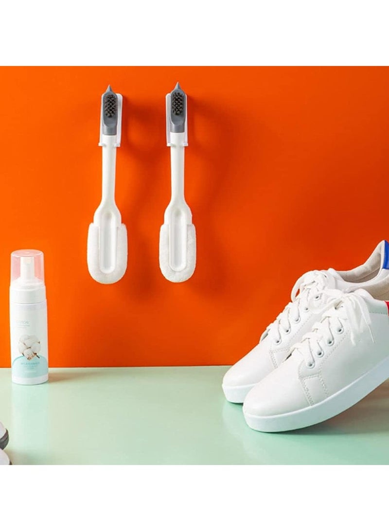 أوزيغالور فرشاة تنظيف الأحذية البيضاء قطعة واحدة - شعيرات ناعمة للأحذية الرياضية والاستخدام المنزلي - Image 3