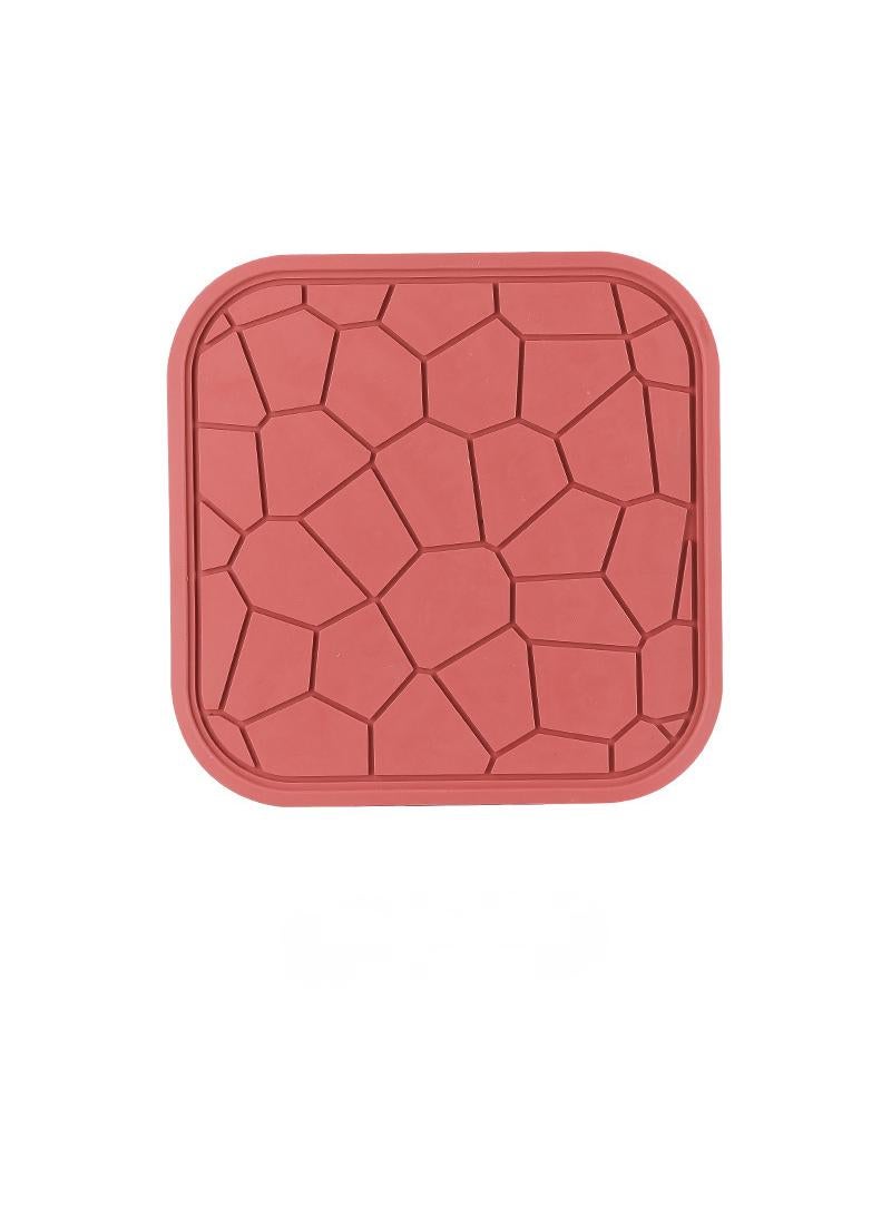 4 pcs Creative heat insulation mat, anti slip kitchen table mat, easy to clean, high-temperature resistant coaster - Image 4
