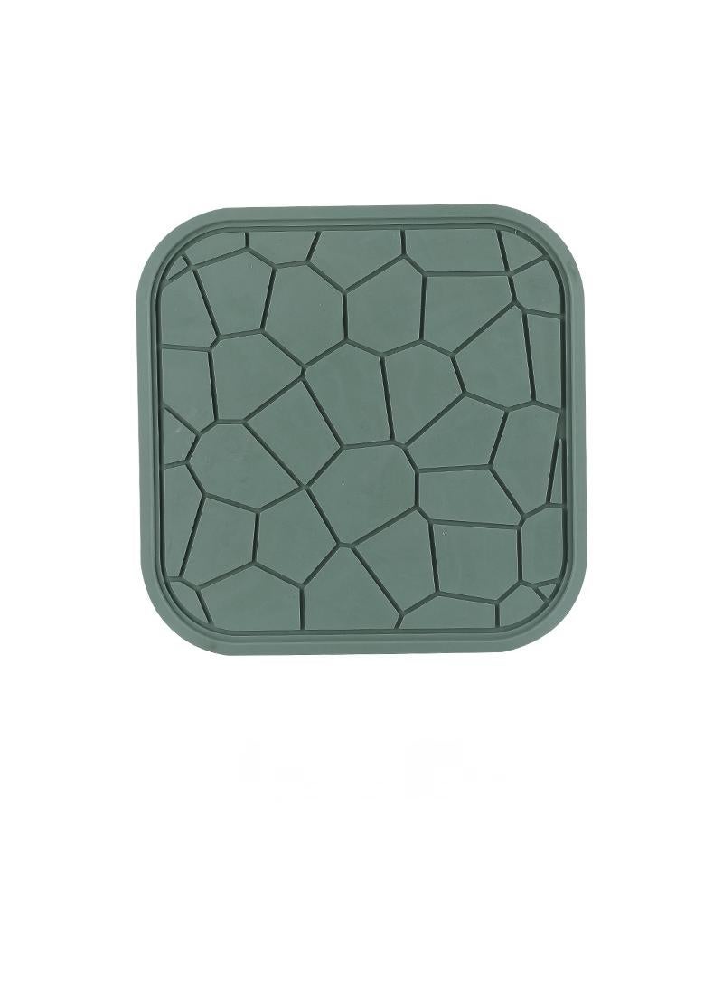 4 pcs Creative heat insulation mat, anti slip kitchen table mat, easy to clean, high-temperature resistant coaster - Image 3