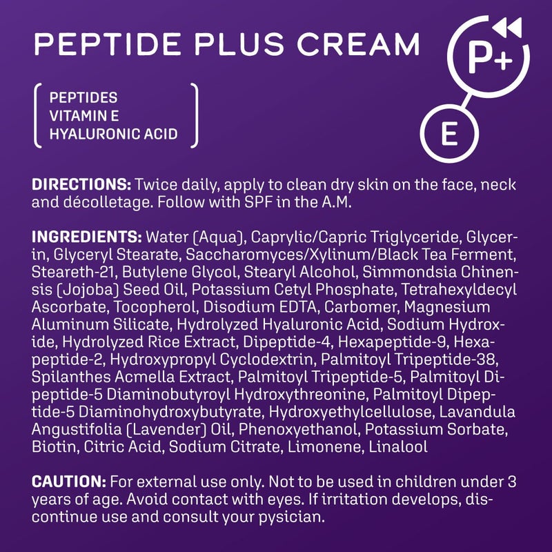 DCL Skincare Peptide Plus Cream for Wrinkle Defense & Collagen Production, 1.7 Fl oz - Image 4