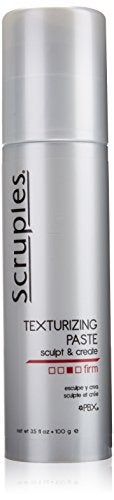 Scruples Texturizing Hair Paste  Creative Sculpting Clay for Extreme Volume  Improves Separation Control  Hair Texture  Firm  Pliable Hold for All Hair Types 35 oz
