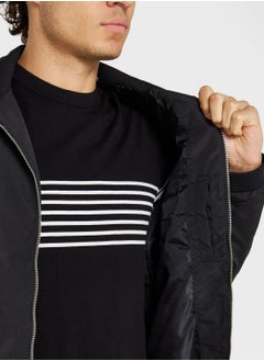 JACK & JONES Zippered Bomber Jacket  - Image 4