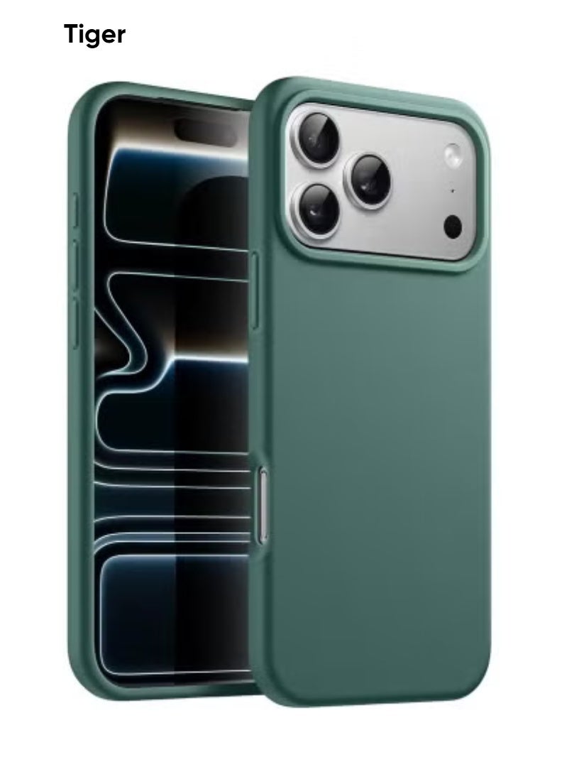 تايجر iPhone 17 Pro Max Case Liquid Silicone Shockproof Anti-Scratch Cover with Microfiber Lining – Slim Soft Touch Protective Phone Case for iPhone 17 Pro Max 6.7 Inch, Durable & Lightweight - Image 2