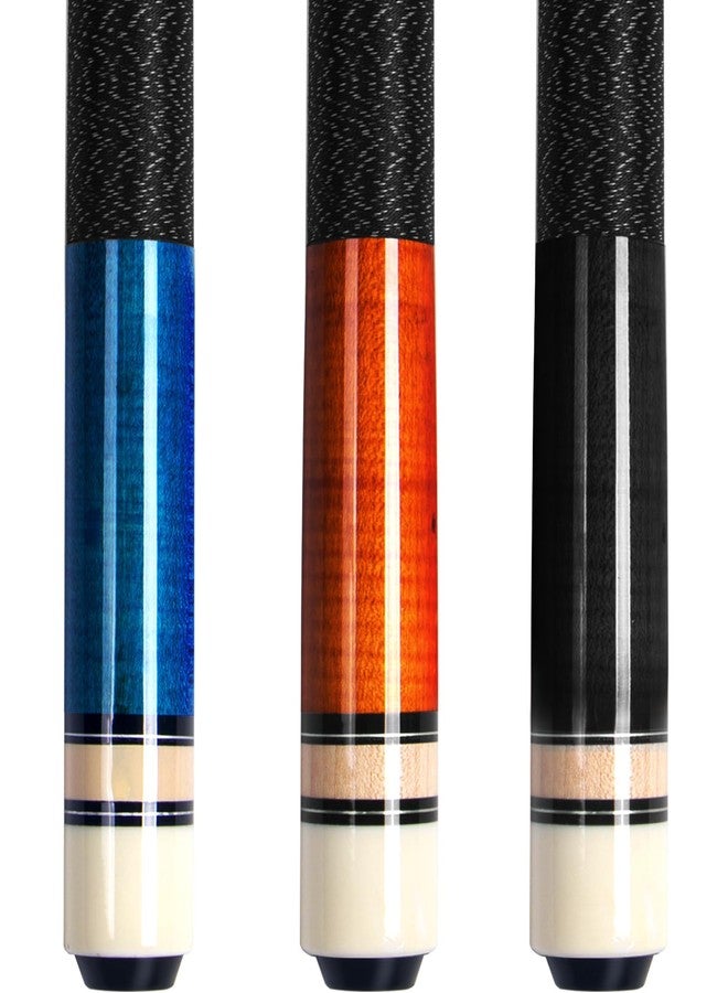 Aklot Pool Cue,Pool Cues Set of 3 Pool 58" Cue Sticks Pool Cues Adult Canadian Maple Wood Cue Stick Pool Cues Adult 19 20 21 oz - Image 1