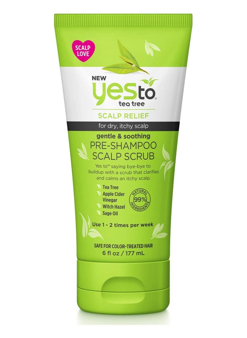 Generic Yes To Tea Tree Pre Shampoo Scalp Scrub, 6 Fl Oz  - Image 1