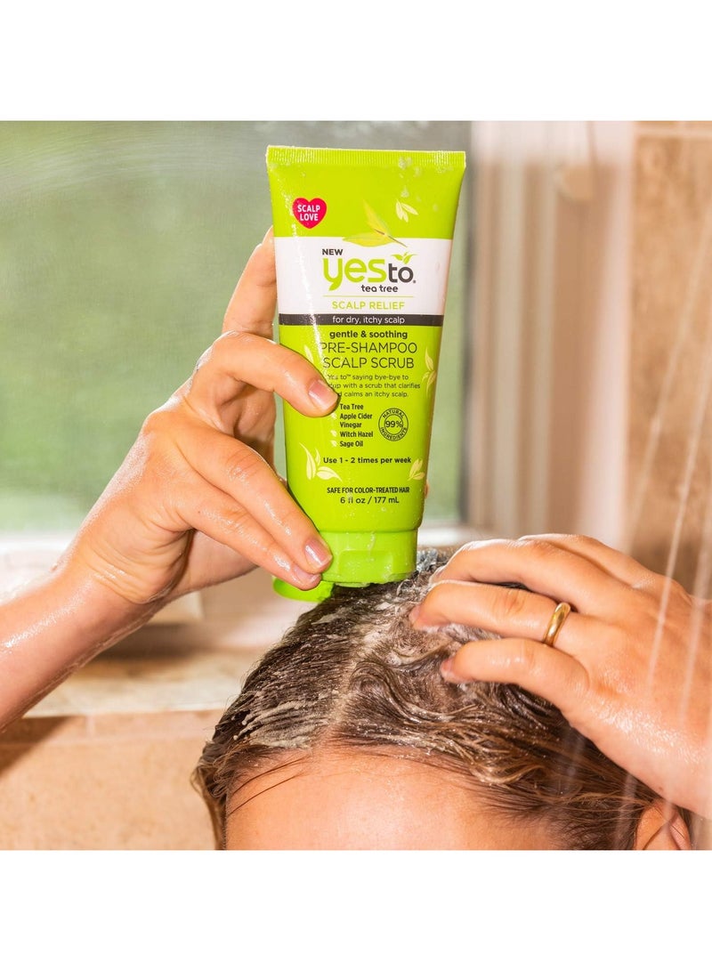 Generic Yes To Tea Tree Pre Shampoo Scalp Scrub, 6 Fl Oz  - Image 3