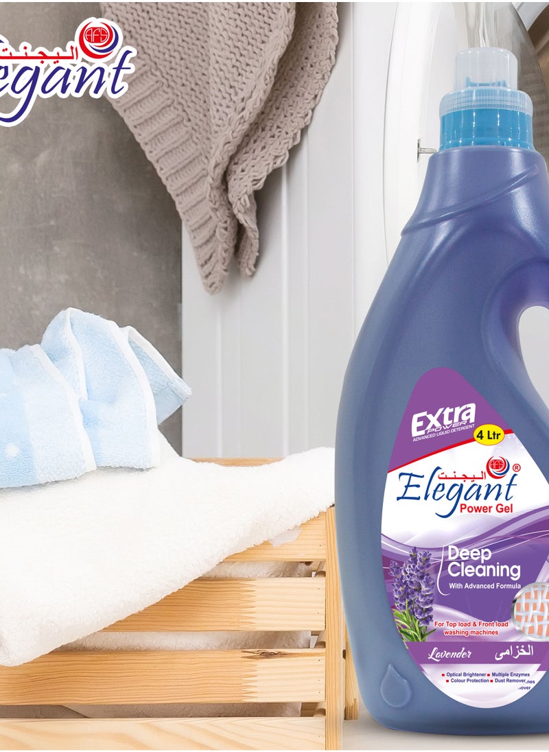 Elegant - Lavender Deep Cleaning Power GEL 4 Liter Liquid Laundry Detergent - Image 1