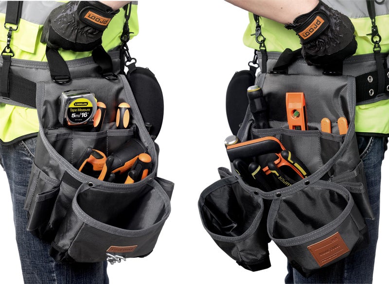 VIDAR TOOLS Tool belt,Tool Belts for Men with Suspenders and Magnetic Tool Pouch.Heavy Duty Carpenter/Construction Tool Belt. - Image 4