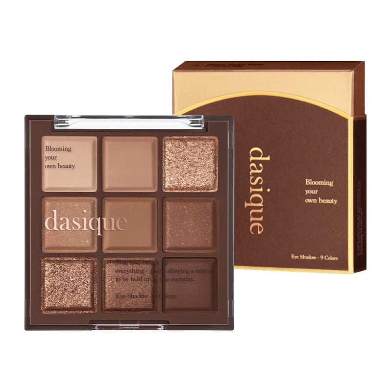 dasique Shadow Palette #11 Chocolate Fudge l Cruelty-Free l 9 Blendable Shades in Smooth Matte and Shimmer Finishes with Gorgeous Pearls - Image 1