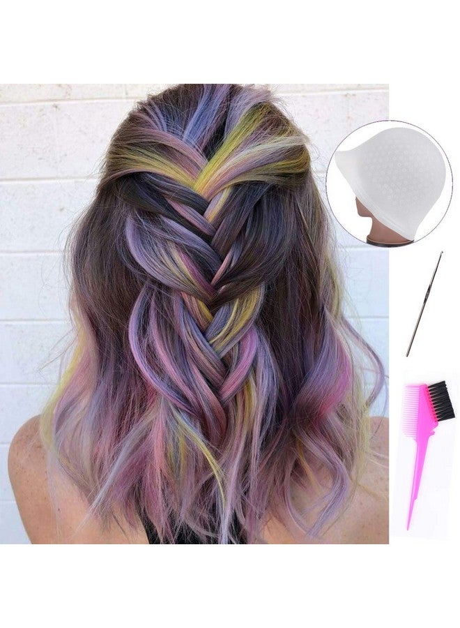 RJMBMUP Silicone Highlight Caps Set for Color Hair 2 PCS Professional Reusable Highlighting Caps with Hooks & Salon Hairdressing Dyeing Staining Tools for Women Men - Image 5
