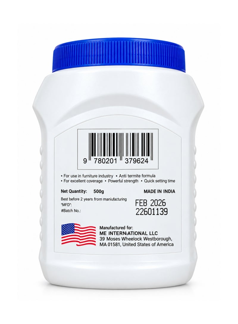 Galaxy ToughBond PVA Wood Glue 500g, Heavy Duty Synthetic Resin Adhesive for Woodworking, Furniture, Cabinetry, Wood Crafts & DIY Projects, Strong Bond Wood Adhesive - Image 5