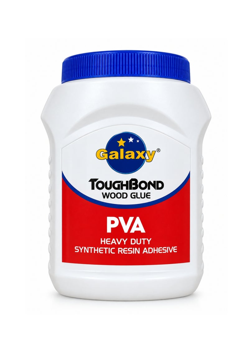 Galaxy ToughBond PVA Wood Glue 500g, Heavy Duty Synthetic Resin Adhesive for Woodworking, Furniture, Cabinetry, Wood Crafts & DIY Projects, Strong Bond Wood Adhesive - Image 3