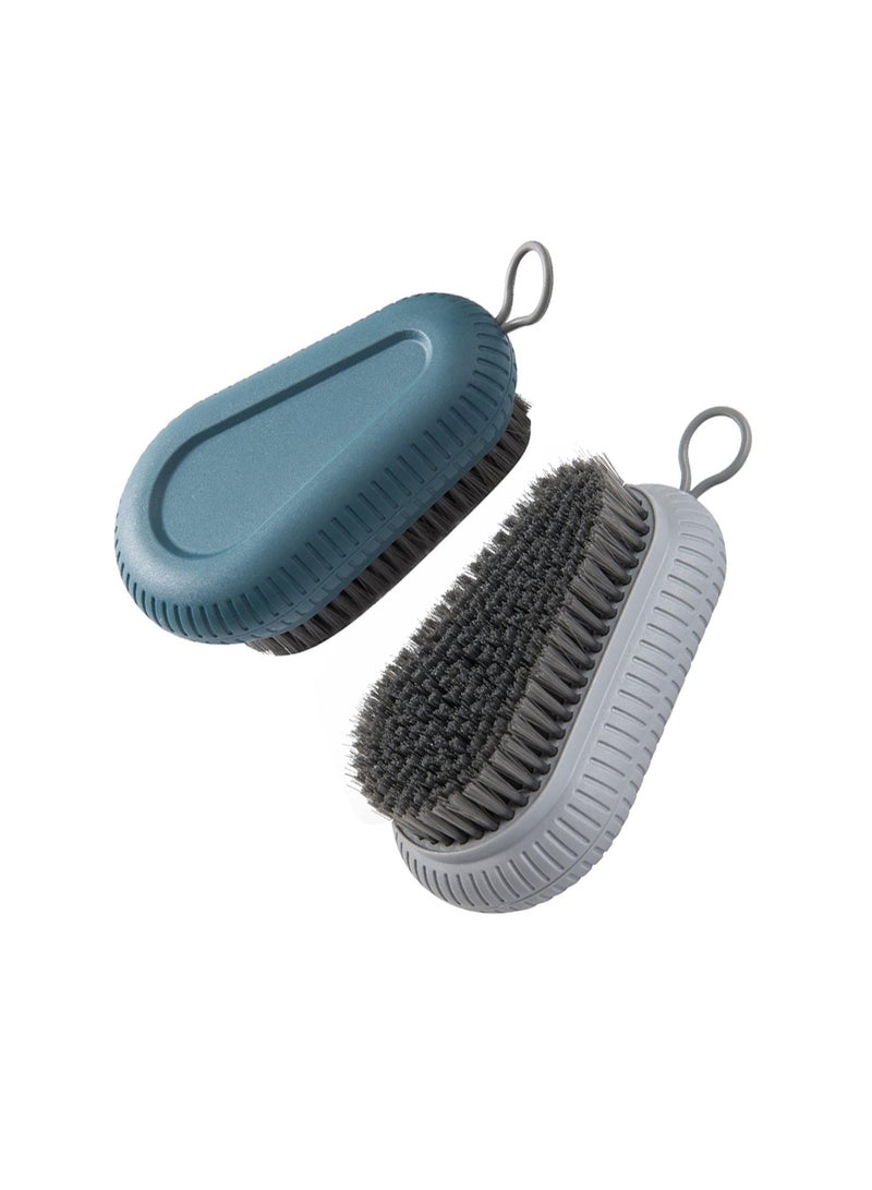 CMGTYYD 2 Pcs Nail Brush for Cleaning Fingernails, heavy Duty Finger Nail Scrub Brush Hand Scrub Brush with Hanging Rope, Narrow Bristles Fingernail Brush for Cleaning and Scrubbing Fingernails and Toes - Image 1